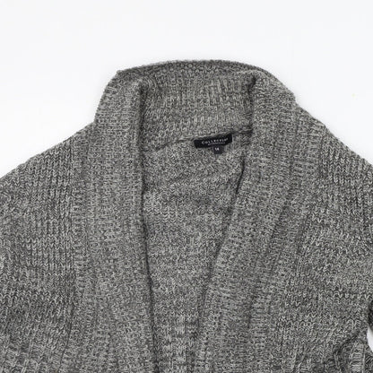 Debemhams Womens Grey   Cardigan Jumper Size 14