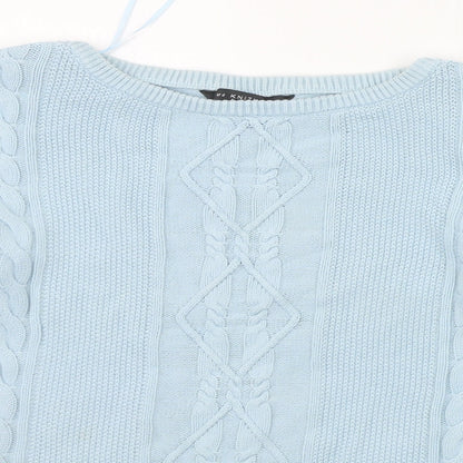 Love Knitwear Womens Blue   Pullover Jumper Size 14