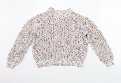 Womens UK Size S Marks and Spencer Beige Pullover Jumper