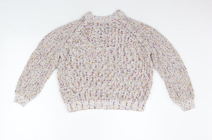 Womens UK Size S Marks and Spencer Beige Pullover Jumper