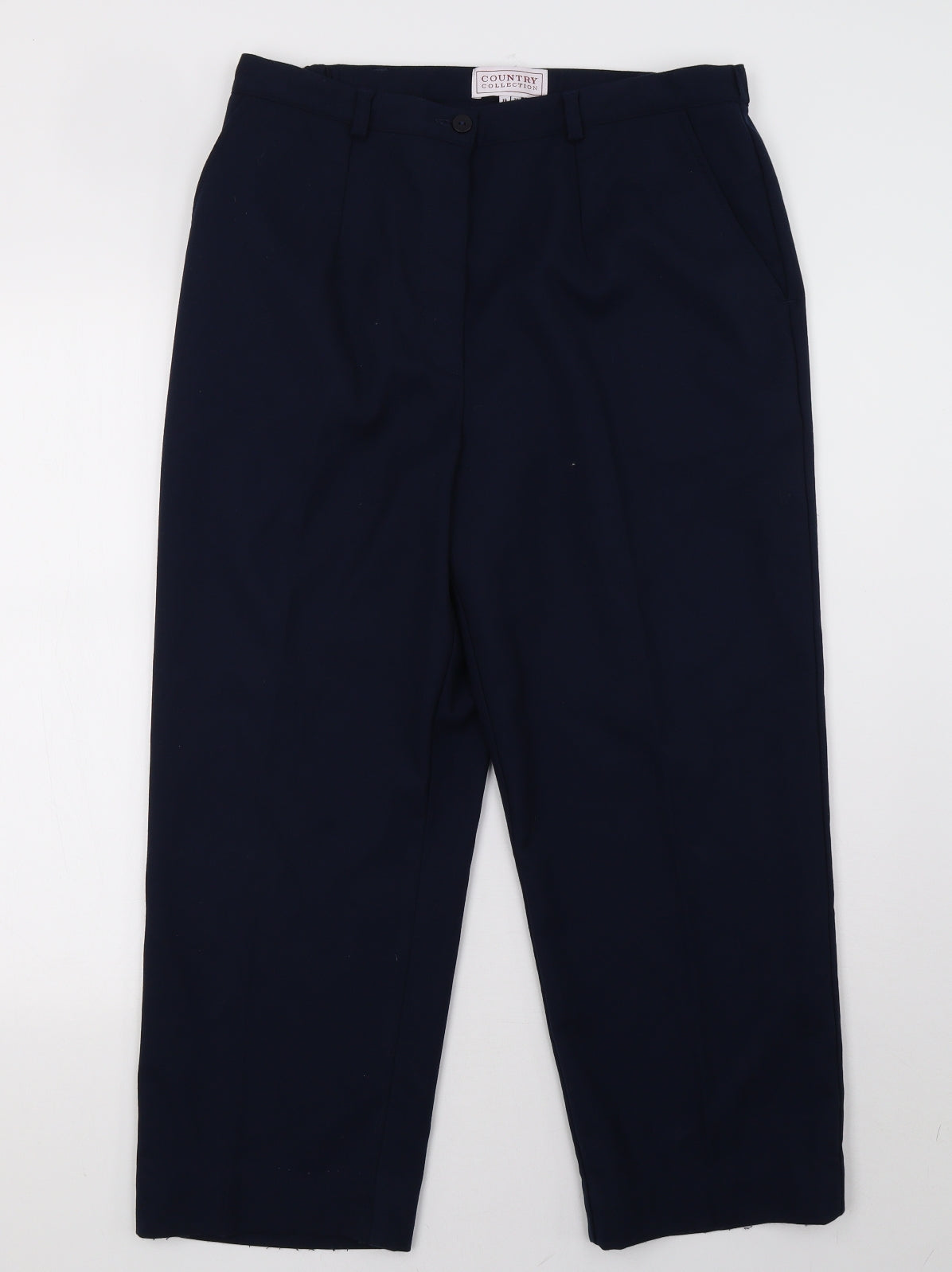 Womens UK Size 16 country collection Regular Fit  Blue Trousers