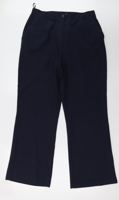 plus collection Womens Blue   Trousers  Size 16 L31 in