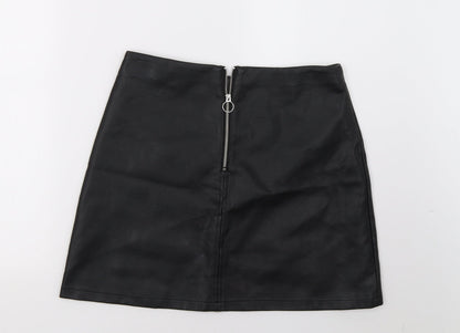 Primark Womens Black   A-Line Skirt Size 12