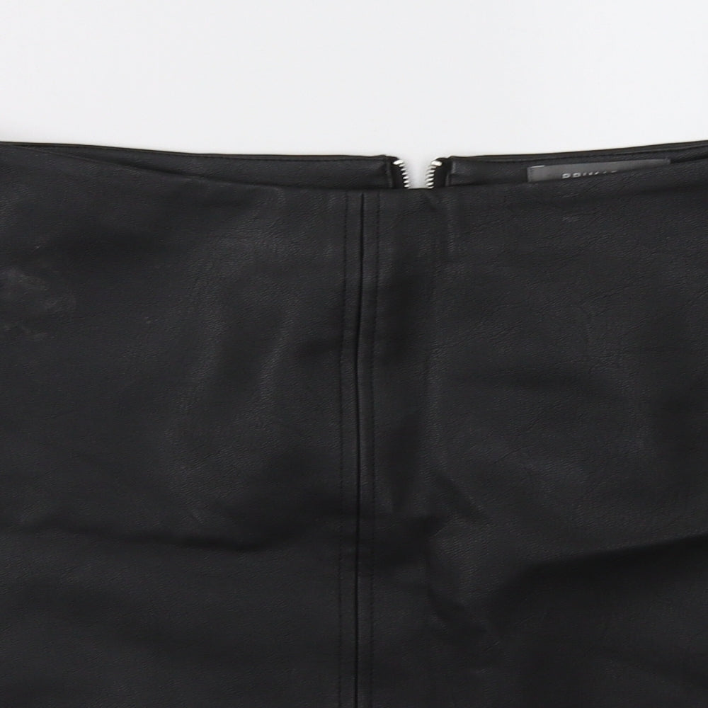 Primark Womens Black   A-Line Skirt Size 12