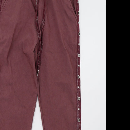 Womens UK Size 10 Preworn Regular Fit  Purple Trousers
