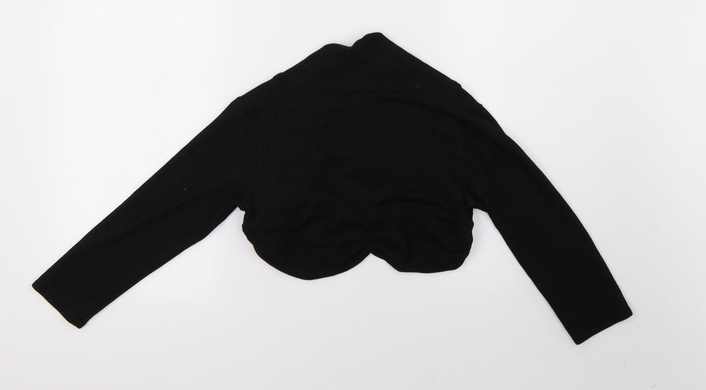 Womens UK Size S Wallis Black Cardigan Jumper