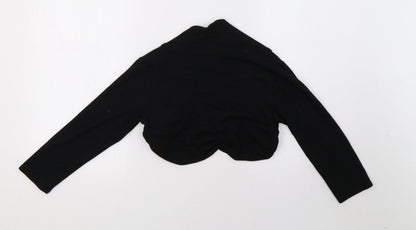 Womens UK Size S Wallis Black Cardigan Jumper