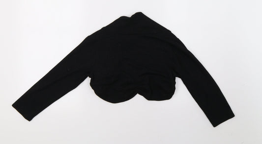 Womens UK Size S Wallis Black Cardigan Jumper
