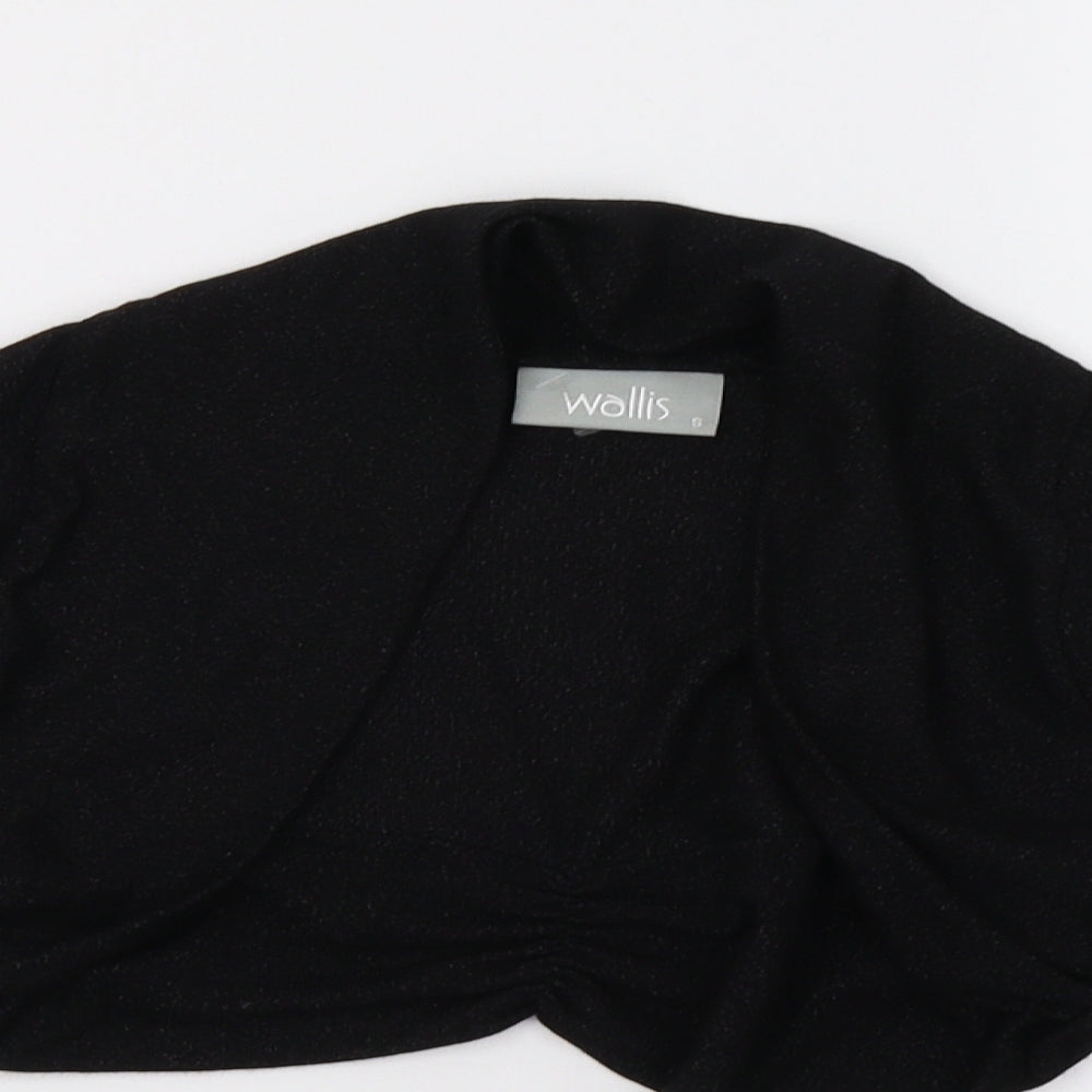 Womens UK Size S Wallis Black Cardigan Jumper
