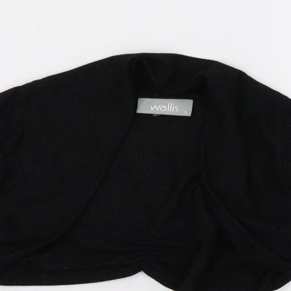 Womens UK Size S Wallis Black Cardigan Jumper