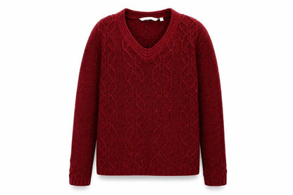 elizabeth scott Womens Red   Pullover Sweatshirt Size XL