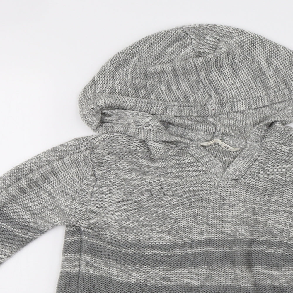 Womens UK Size M mrp Grey Pullover Hoodie