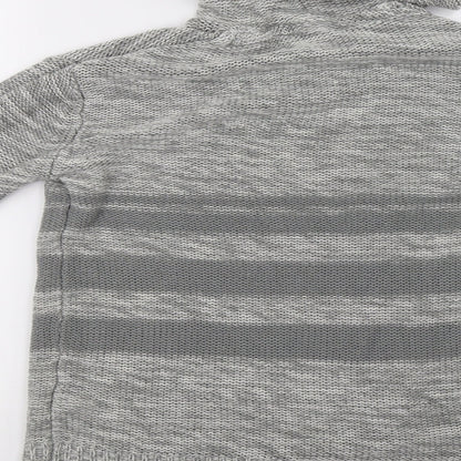 Womens UK Size M mrp Grey Pullover Hoodie