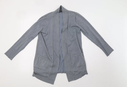 Primark Womens Blue  Knit Cardigan Jumper Size 8