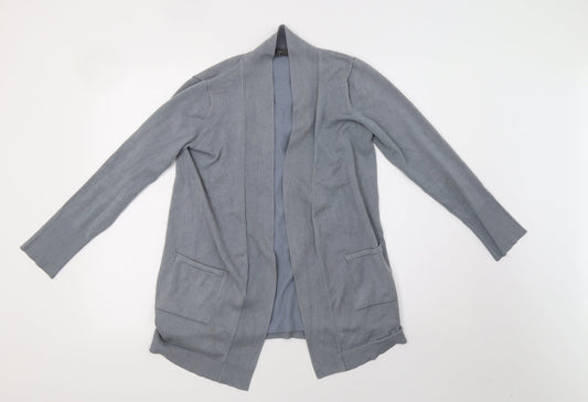 Primark Womens Blue  Knit Cardigan Jumper Size 8