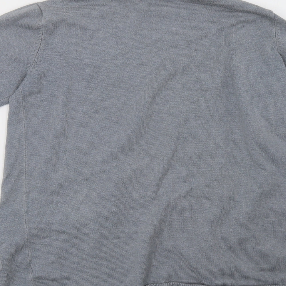 Primark Womens Blue  Knit Cardigan Jumper Size 8