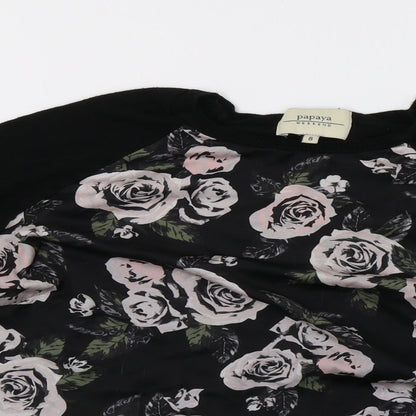 Matalan Womens Black   Pullover Sweatshirt Size 8