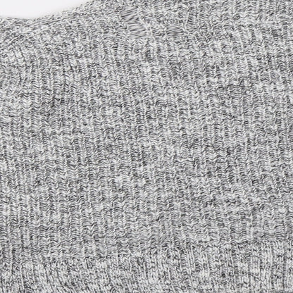 Hollister Womens Grey  Knit Pullover Sweatshirt Size XS