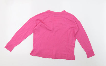 Womens UK Size 10 NEXT Pink Pullover Sweatshirt