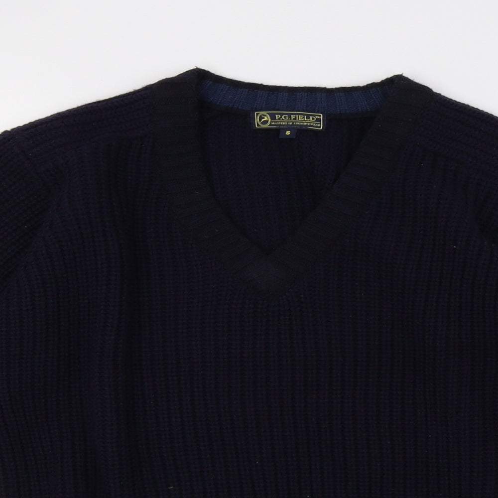 Mens UK Size S EWM Blue Pullover Sweatshirt