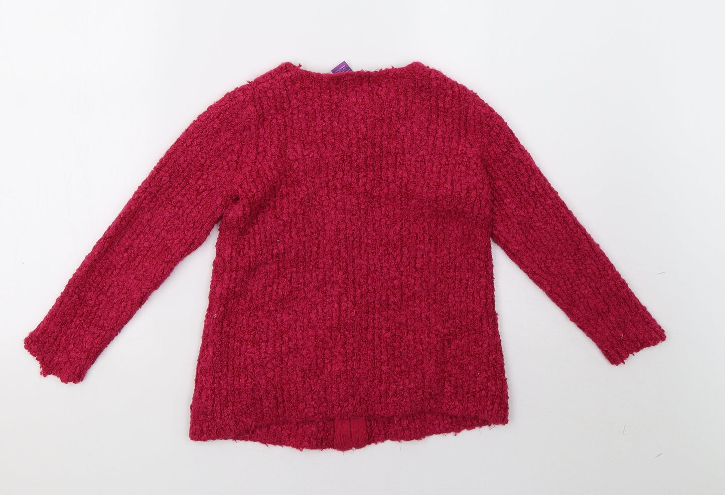 shrinkin violet Girls Pink   Full Zip Sweatshirt Size 5-6 Years