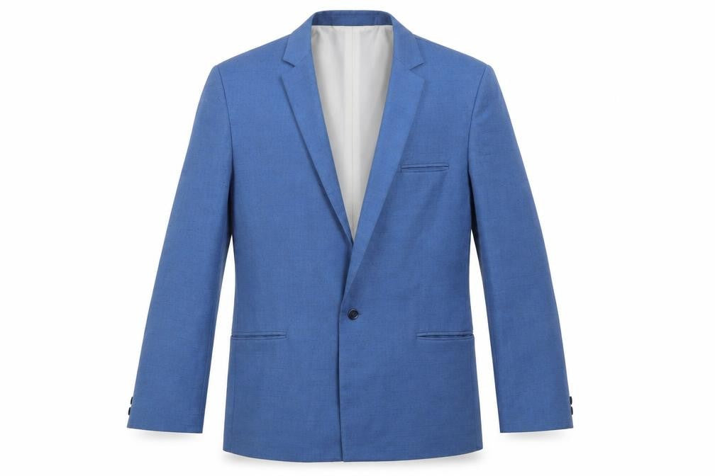 Mens UK Size L Topman Regular Blue Suit Jacket