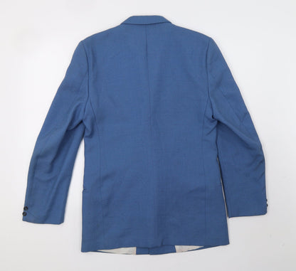 Mens UK Size L Topman Regular Blue Suit Jacket