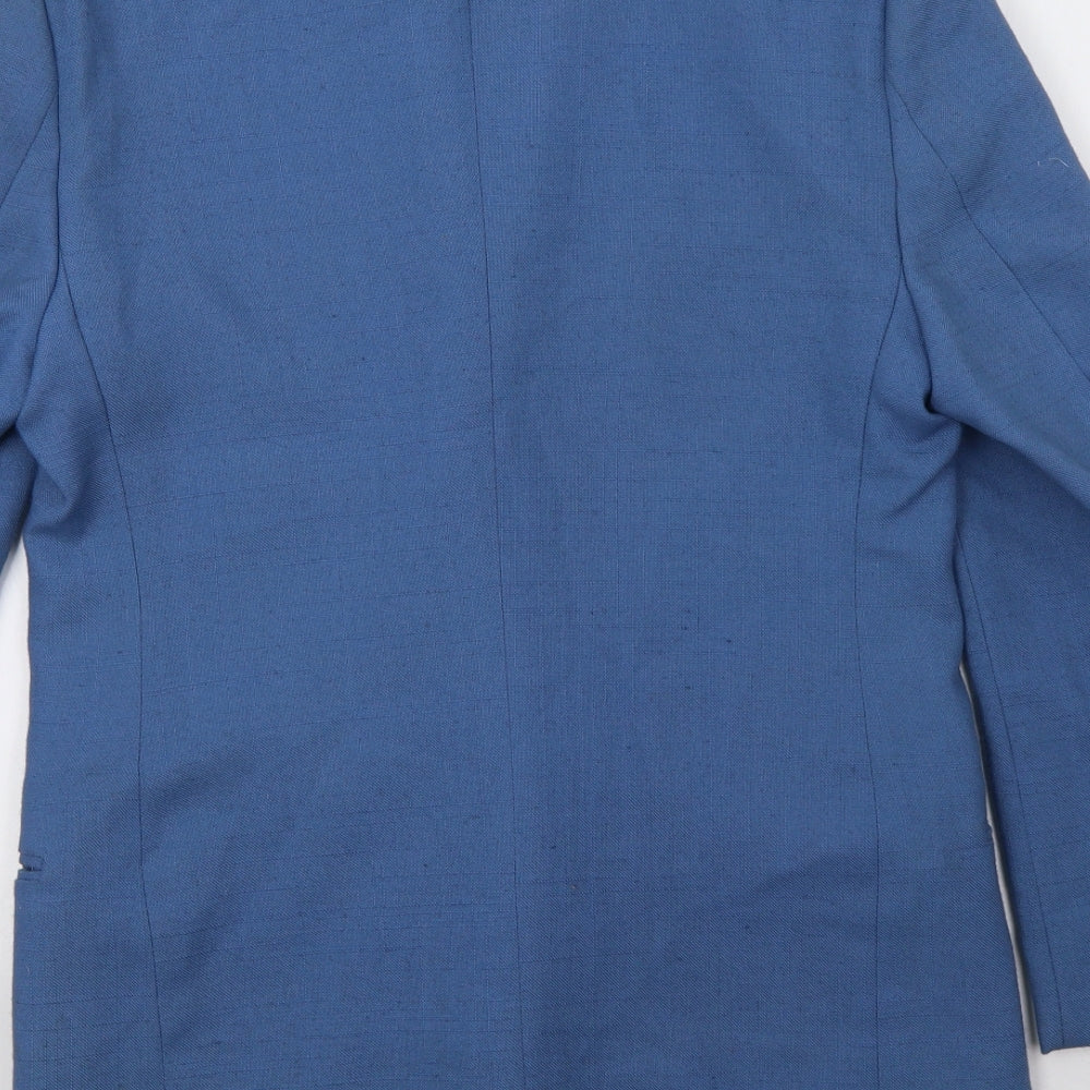 Mens UK Size L Topman Regular Blue Suit Jacket