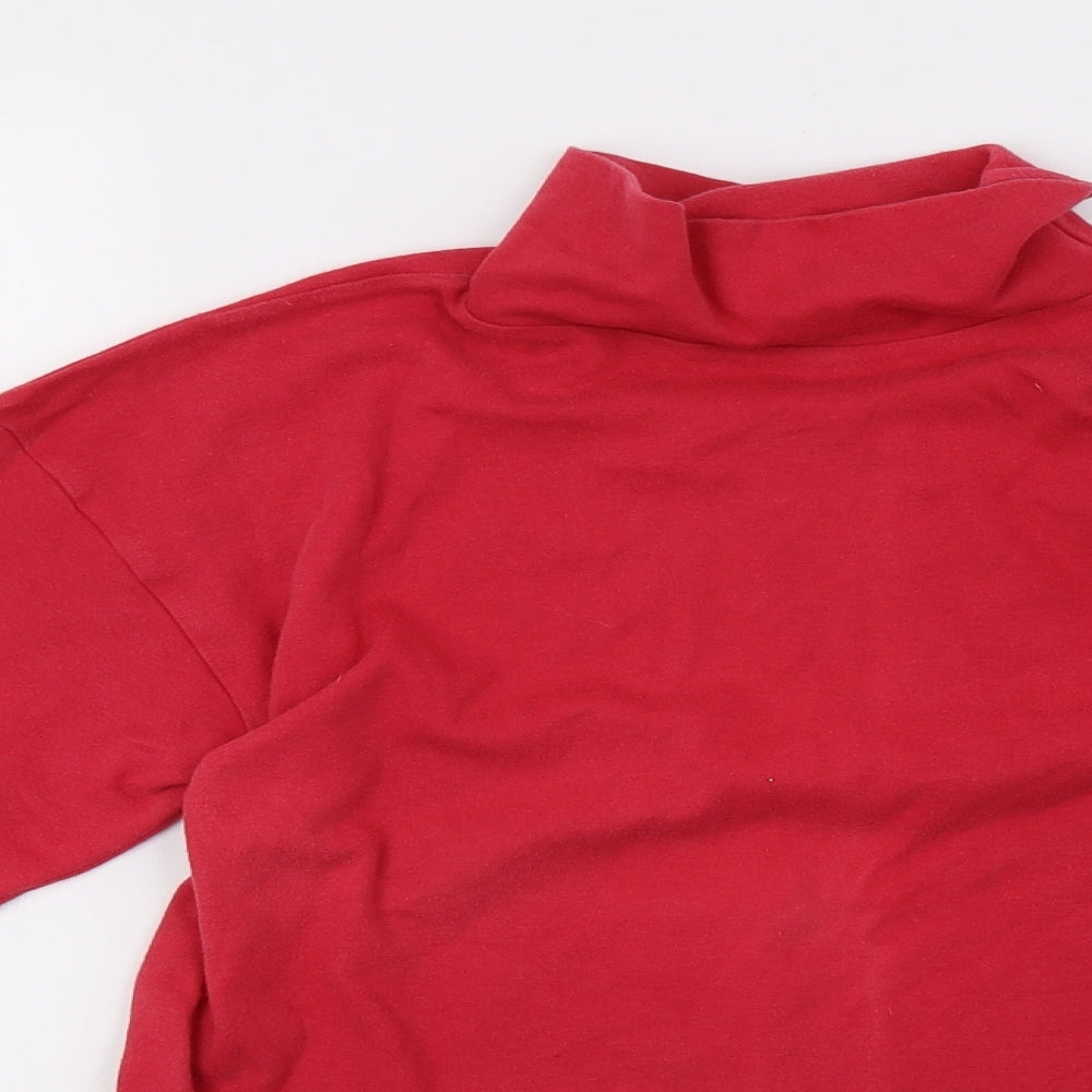 steinker Womens Red   Pullover Sweatshirt Size M