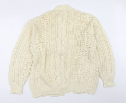 Sanco Womens Ivory   Cardigan Jumper Size L