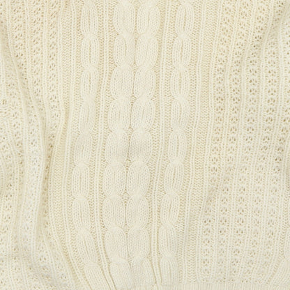 Sanco Womens Ivory   Cardigan Jumper Size L
