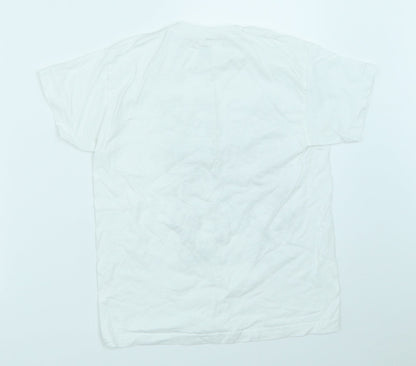 Fruit of the Loom Boys White   Basic T-Shirt Size 7-8 Years