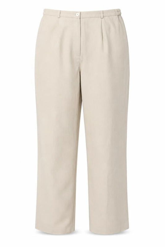 Womens UK Size 16 BASSINI Regular Fit  Beige Trousers