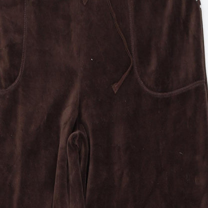 Womens UK Size M BM Regular Fit Sweatpants Brown Trousers