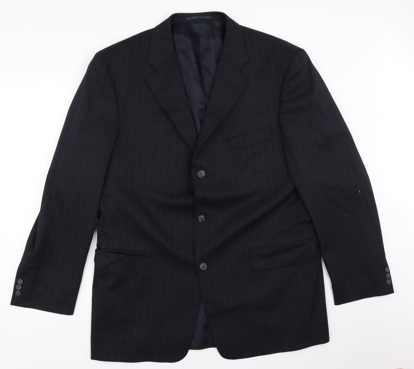 Mens UK Size 42 Copperstone Regular Blue Suit Jacket