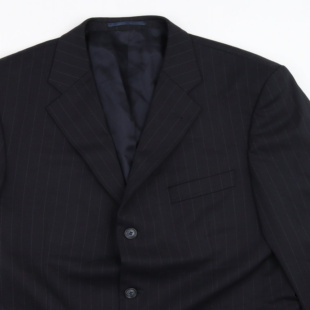 Mens UK Size 42 Copperstone Regular Blue Suit Jacket