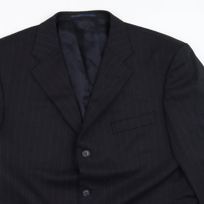 Mens UK Size 42 Copperstone Regular Blue Suit Jacket