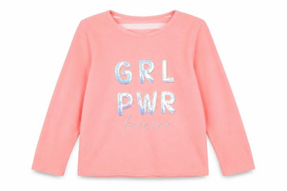 Primark Girls Pink Solid  Top Pyjama Top Size 8-9 Years