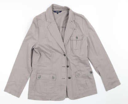 Maine New England Womens Grey   Jacket  Size 10