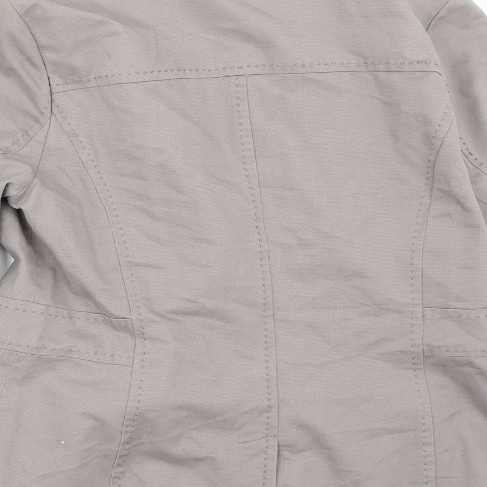 Maine New England Womens Grey   Jacket  Size 10