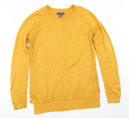 Primark Womens Yellow   Pullover Jumper Size S