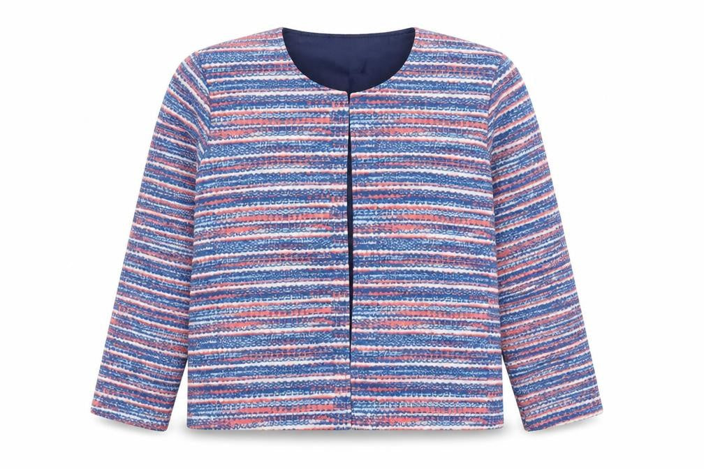 Womens UK Size L Anne De Lancay Blue Jacket