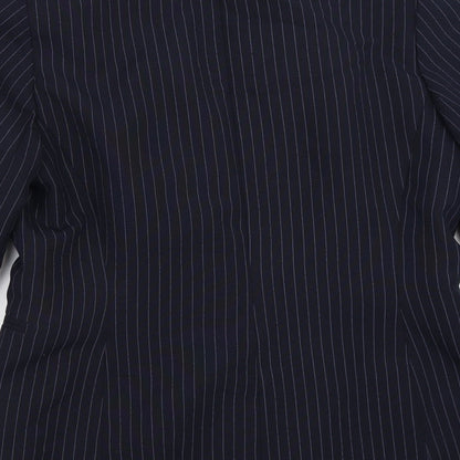 Atmosphere Womens Blue Striped  Jacket Blazer Size 10