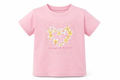 Morpho Girls Pink   Basic T-Shirt Size 4 Years