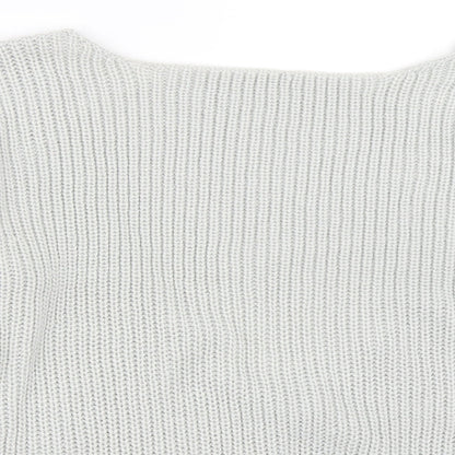 Boohoo Womens Grey   Pullover Jumper Size M