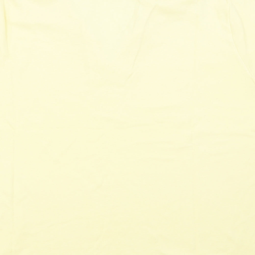 EWM Womens Yellow   Basic T-Shirt Size 14