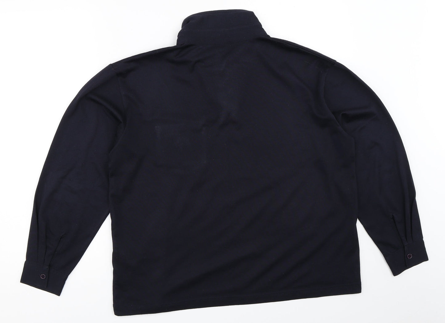 First Avenue Womens Blue   Basic T-Shirt Size 14