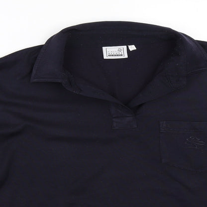 First Avenue Womens Blue   Basic T-Shirt Size 14