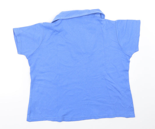 EWM Womens Blue   Basic T-Shirt Size 14