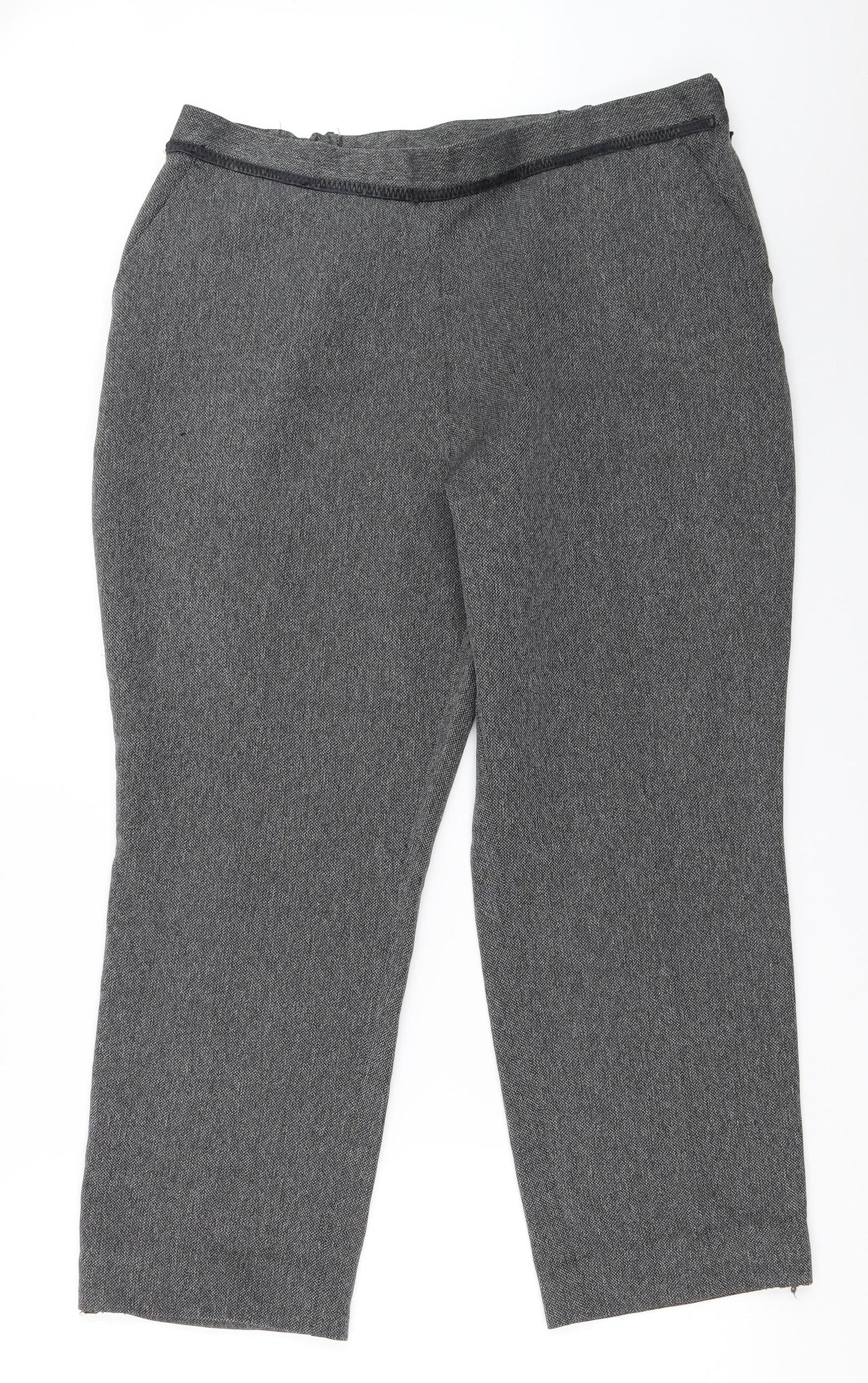 Womens UK Size 16 Marks and Spencer Regular Fit  Grey Trousers